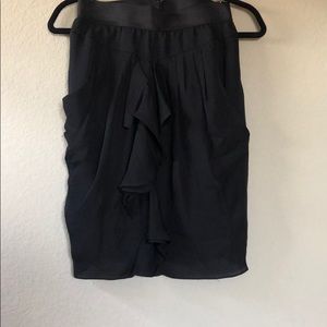 COPY - BCBG MaxAzria Black silk skirt